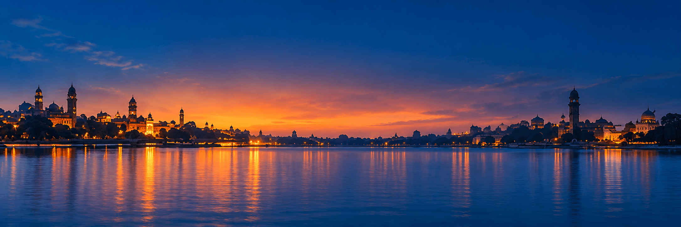 Bhopal lake and heritage architecture